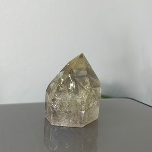 Natural citrine tower